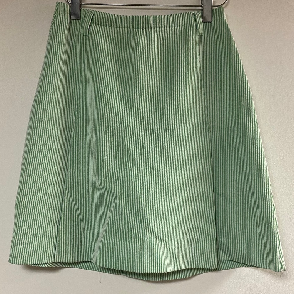 Vintage skort with matching shirt and belt